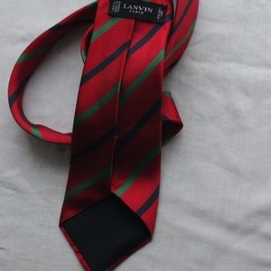 Lanvin silk necktie